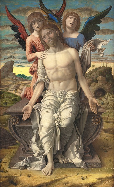 アンドレア・マンテーニャ『贖い主としてのキリスト』 image via Statens Museum for Kunst