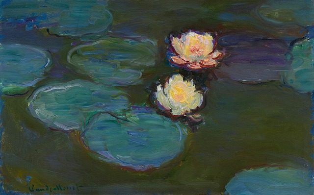クロード・モネ『睡蓮』Claude Monet｜Water Lilies｜1897-1898｜image via Los Angeles County Museum of Art