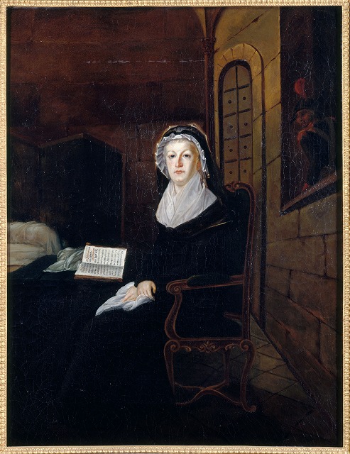 寺院のマリー・アントワネットの肖像｜image via Paris Musées